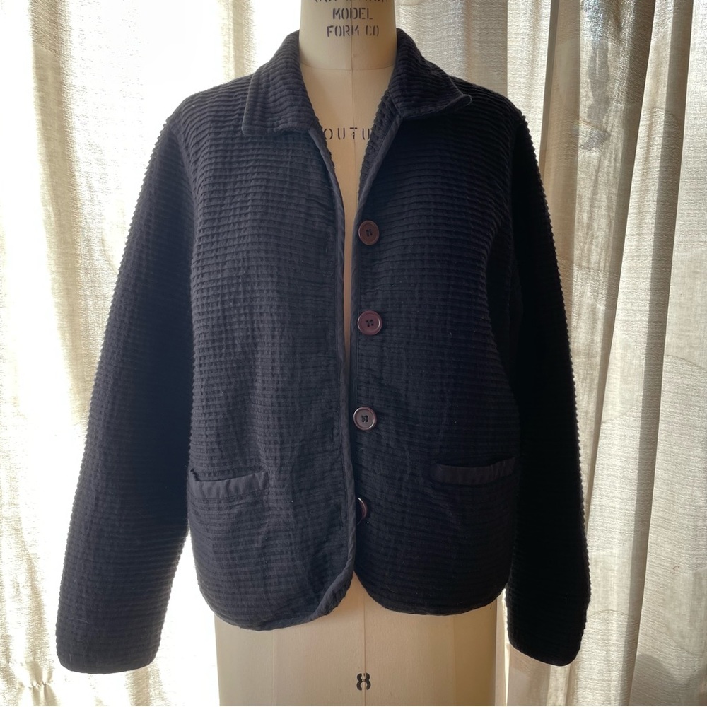 The Territory Ahead Black Cotton Jacket